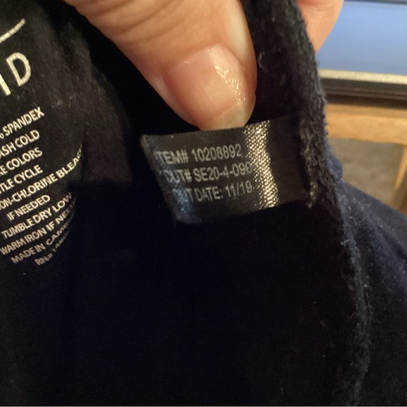 Torrid Black Women’s Size 1X Cotton Stretch Leggings Pants Elastic Waist Pull On - Picture 4 of 4